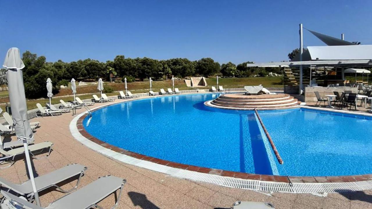 Olia Sea View Shared Pool Villa, Néa Fókaia מראה חיצוני תמונה