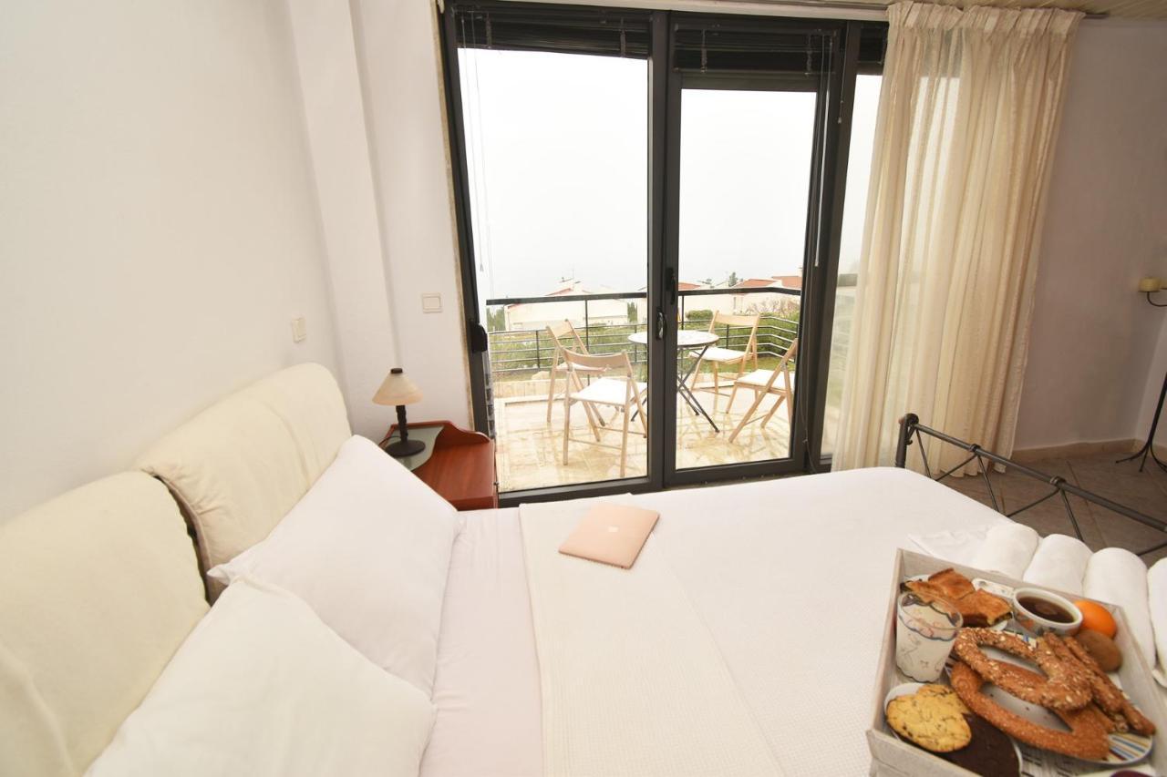 Olia Sea View Shared Pool Villa, Néa Fókaia מראה חיצוני תמונה